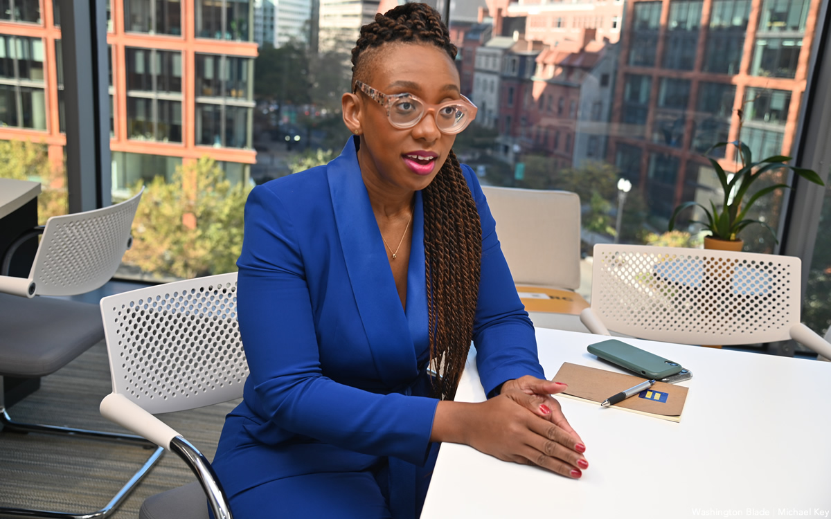 Kelley Robinson Calls for Stronger Coalition Between Black and LGBTQ Voters